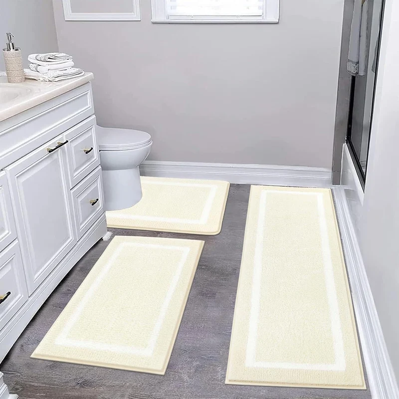 Luxuriöses Weiches Badezimmermatten-Set