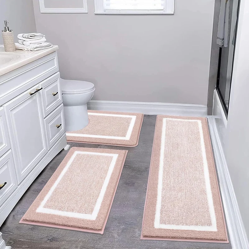 Luxuriöses Weiches Badezimmermatten-Set