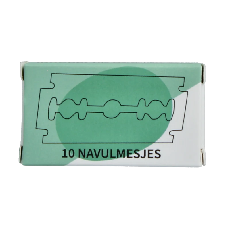 Shampoobars Safety razor mesjes navulling 10 stuks