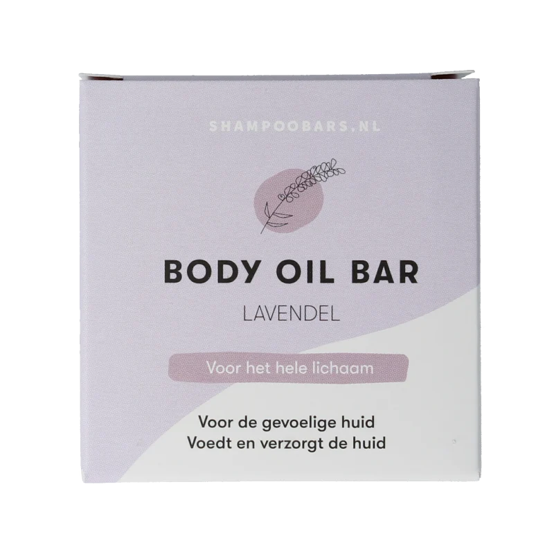 Shampoobars Body oil bar lavendel 45 gram