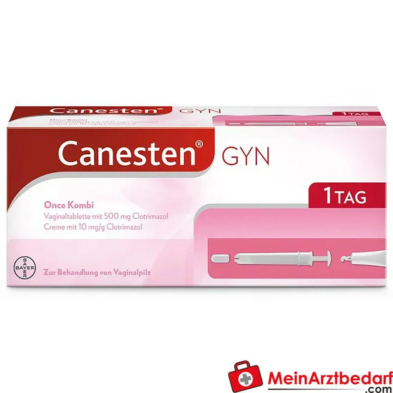 Canesten GYN Once-Kombi Clotrimazol Vaginaltablette + Vaginalcreme 1 Anwendung