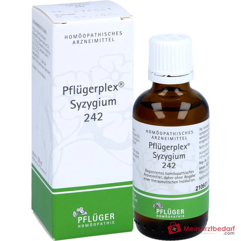 Pflügerplex Syzygium 242 Tropfen (Chionanthus virginicus D4, Syzygium cumini D2, Acidum lacticum D12) 50 ml