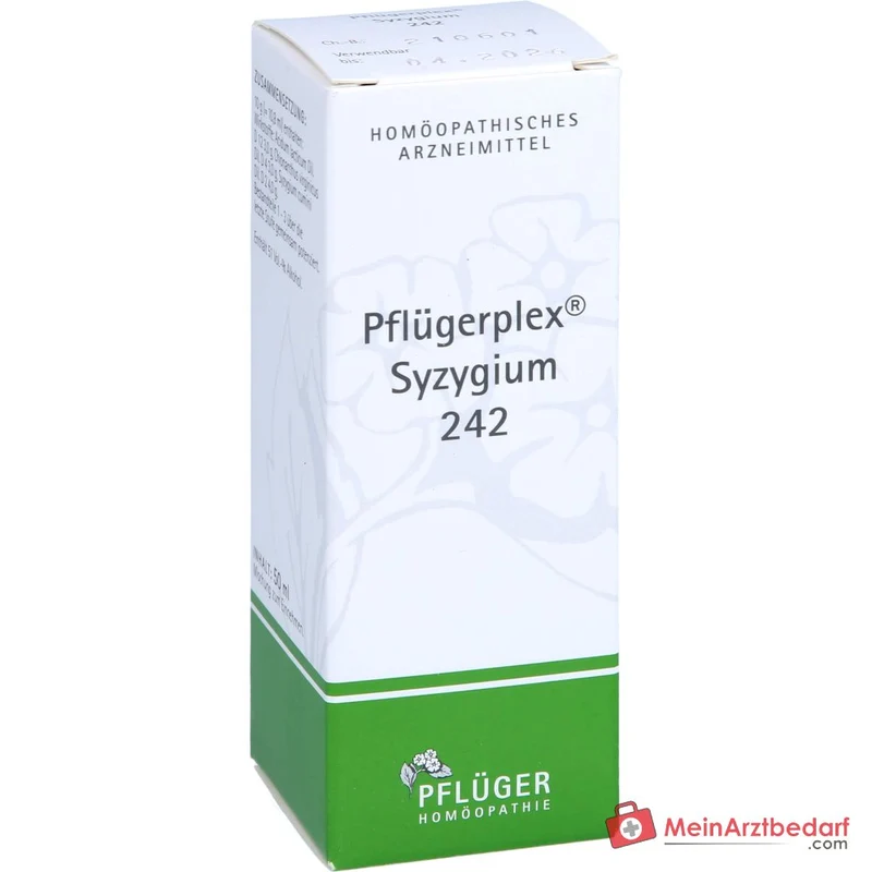 Pflügerplex Syzygium 242 Tropfen (Chionanthus virginicus D4, Syzygium cumini D2, Acidum lacticum D12) 50 ml