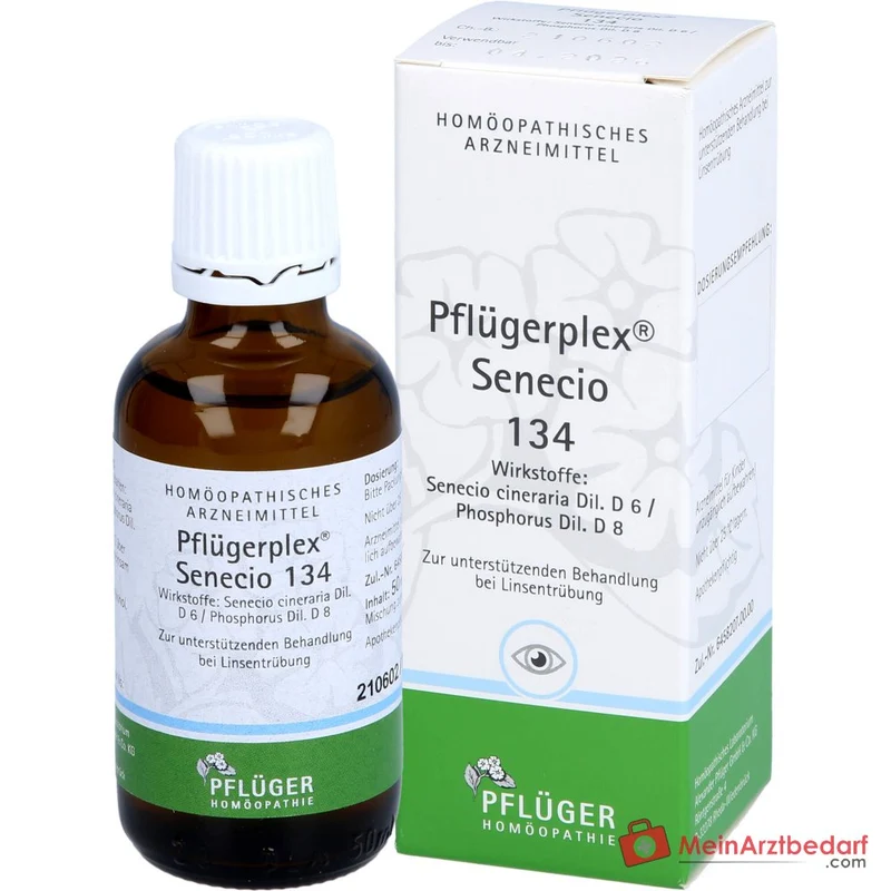 Pflügerplex Senecio 134 Senecio cineraria D6, Phosphorus D8 Tropfen 50 ml