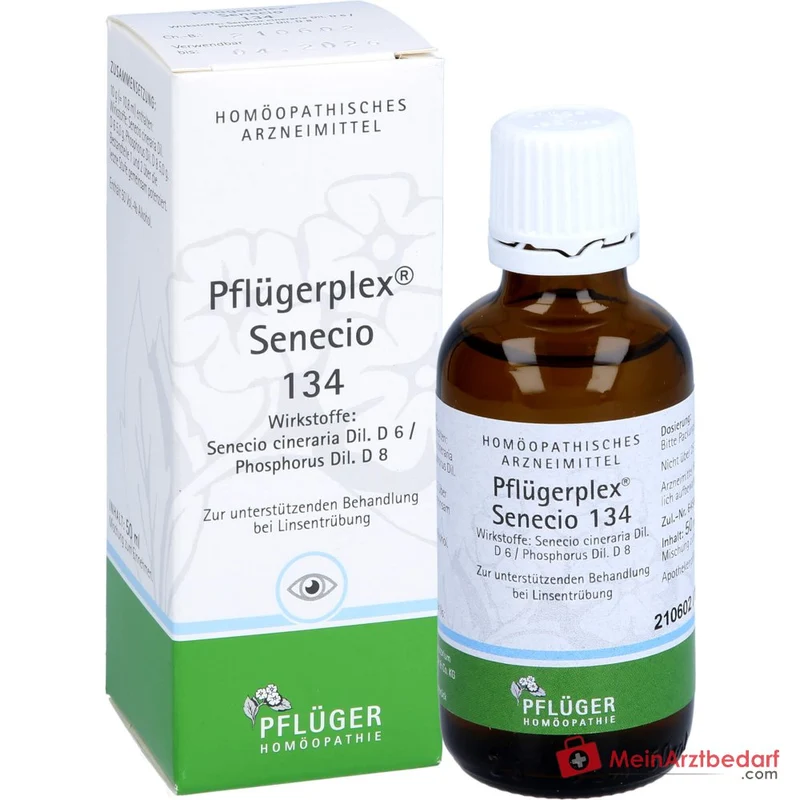 Pflügerplex Senecio 134 Senecio cineraria D6, Phosphorus D8 Tropfen 50 ml