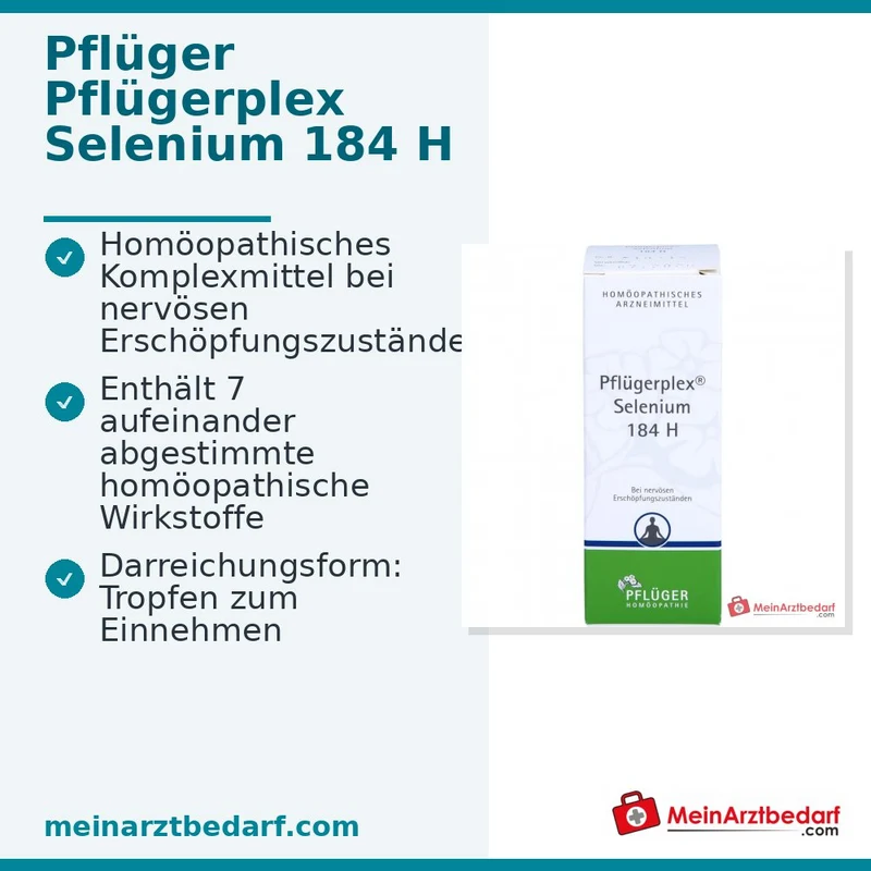 Pflügerplex Selenium 184 H Selenium metallicum Lösung 50 ml