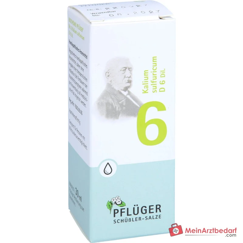 Biochemie Pflüger Nr. 6 Kalium sulfuricum D6 Tropfen 30 ml