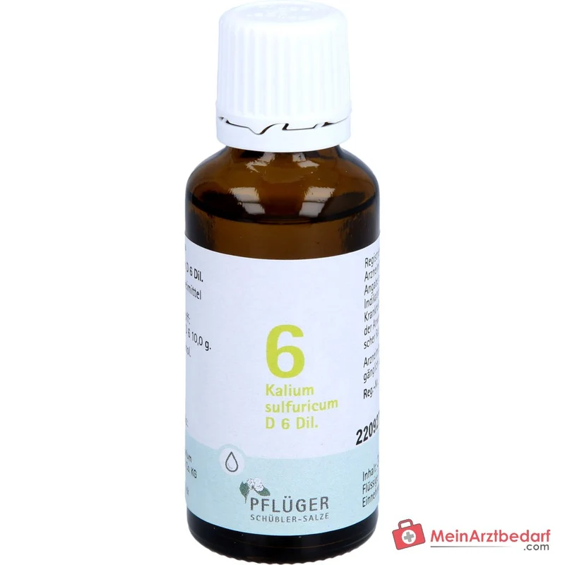 Biochemie Pflüger Nr. 6 Kalium sulfuricum D6 Tropfen 30 ml