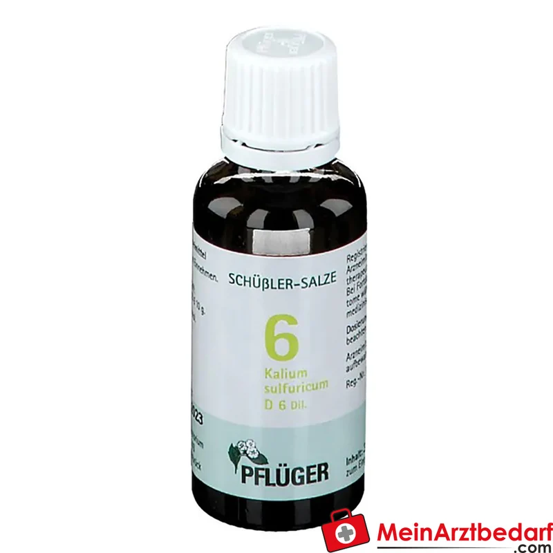 Biochemie Pflüger Nr. 6 Kalium sulfuricum D6 Tropfen 30 ml