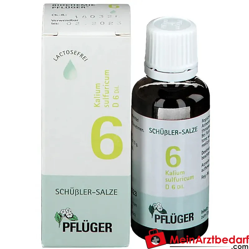 Biochemie Pflüger Nr. 6 Kalium sulfuricum D6 Tropfen 30 ml