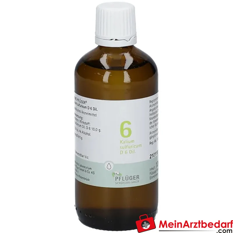 Biochemie Pflüger Nr. 6 Kalium sulfuricum D6 Tropfen 30 ml