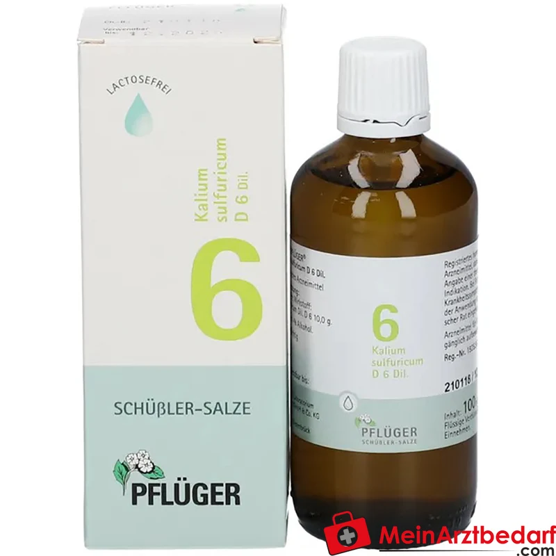 Biochemie Pflüger Nr. 6 Kalium sulfuricum D6 Tropfen 30 ml