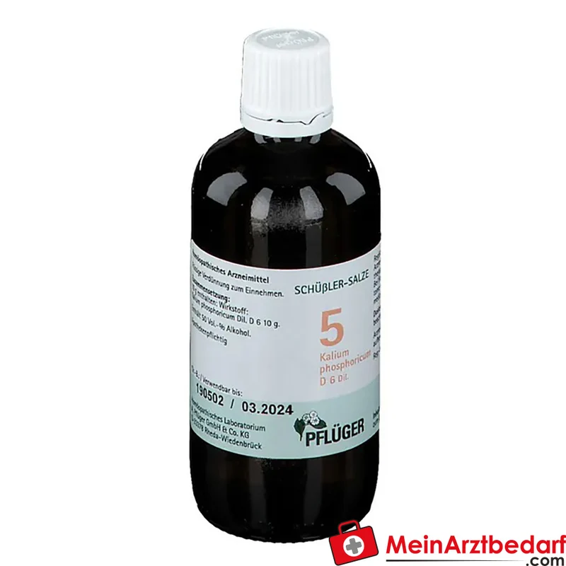 Biochemie Pflüger Nr. 5 Kalium phosphoricum D6 Tropfen 100 ml