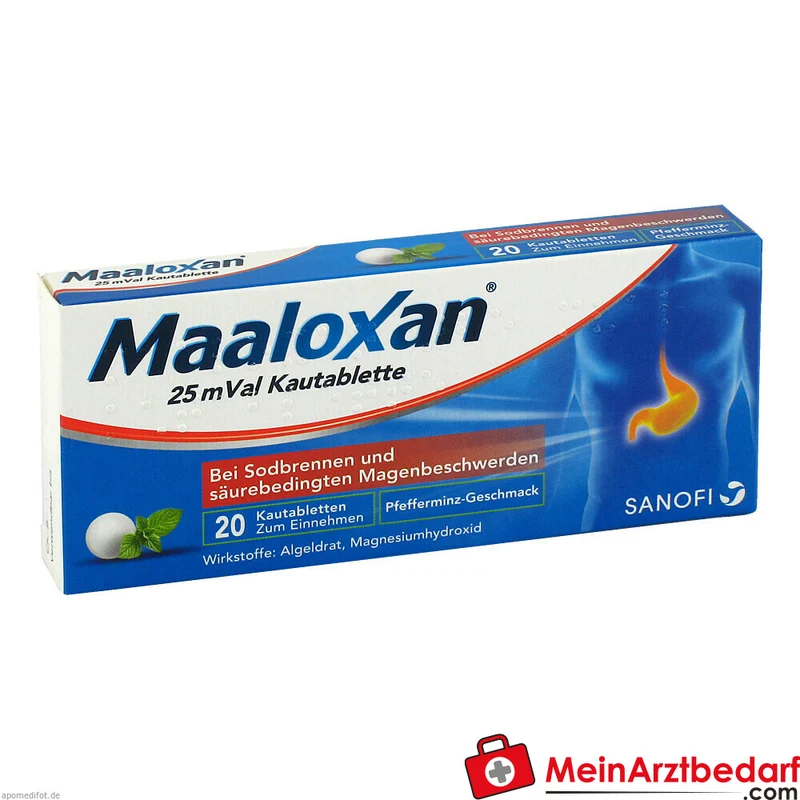 Maaloxan Kautabletten 400 mg Magnesiumhydroxid / 400 mg Algeldrat