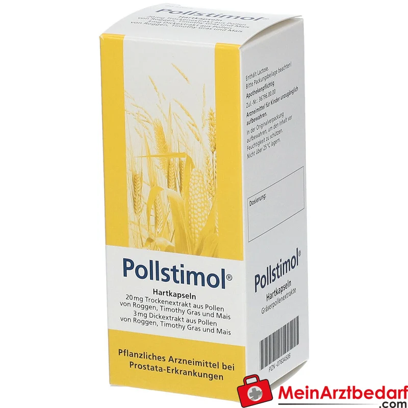 Pollstimol Hartkapseln 23 mg Gräserpollen‑Extraktgemisch, 60 St.