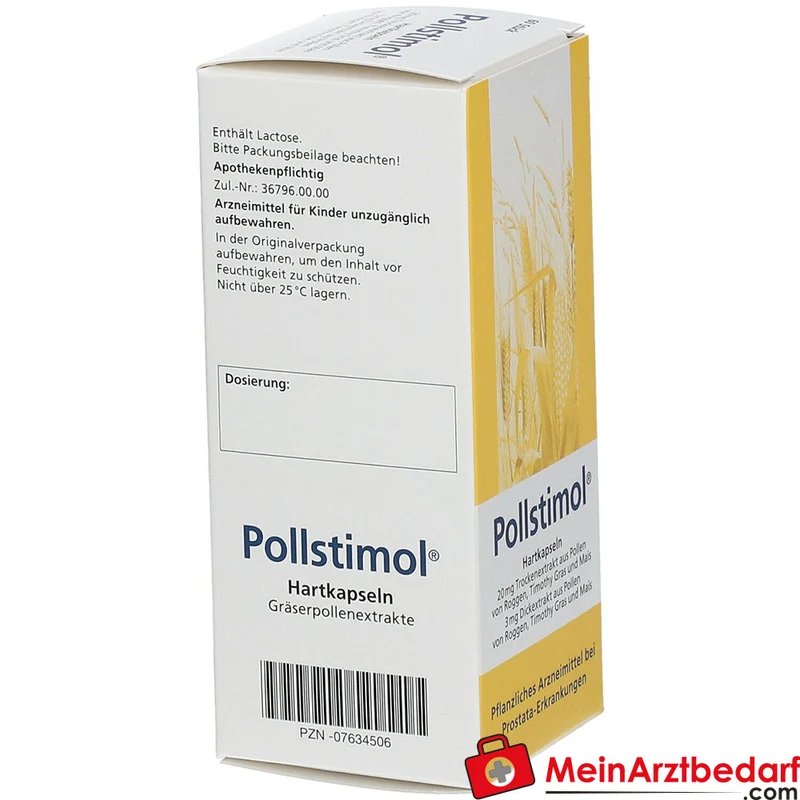 Pollstimol Hartkapseln 23 mg Gräserpollen‑Extraktgemisch, 60 St.