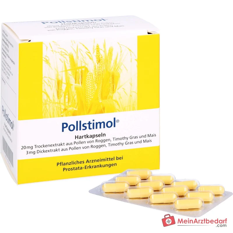 Pollstimol Hartkapseln 23 mg Gräserpollen‑Extraktgemisch, 60 St.