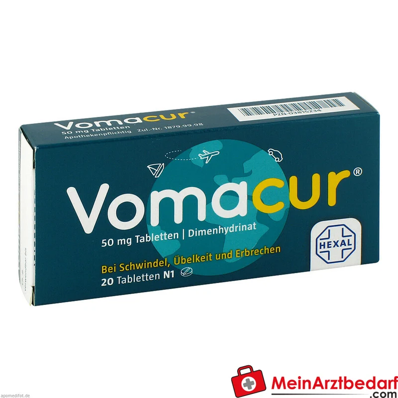 Vomacur 50 mg Dimenhydrinat Tabletten