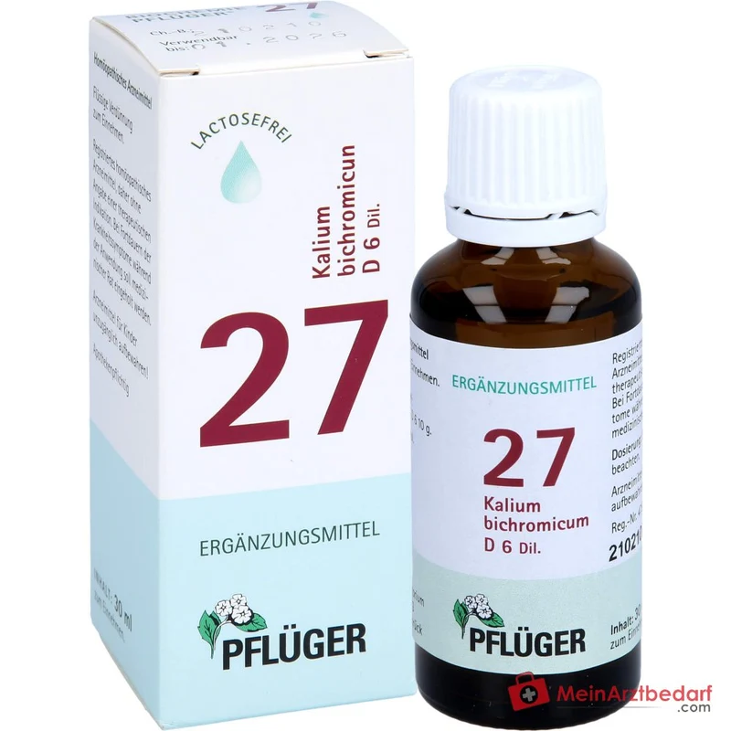 Biochemie Pflüger 27 Kalium bichromicum D6 Tropfen 30 ml