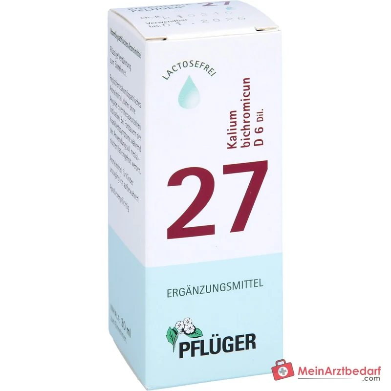 Biochemie Pflüger 27 Kalium bichromicum D6 Tropfen 30 ml