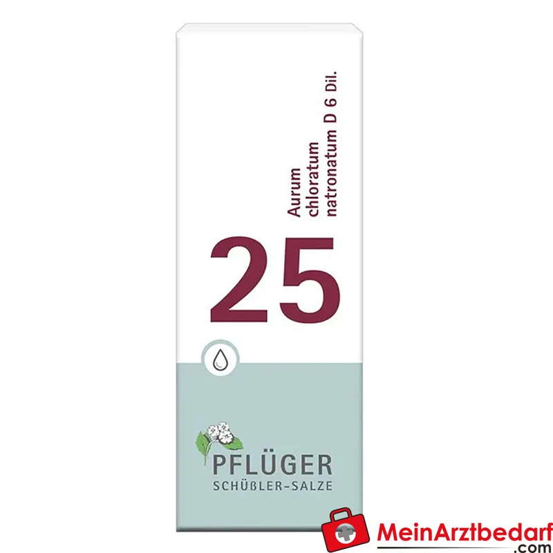 Biochemie Pflüger Nr. 25 Aurum chloratum natronatum D6 Tropfen 30 ml
