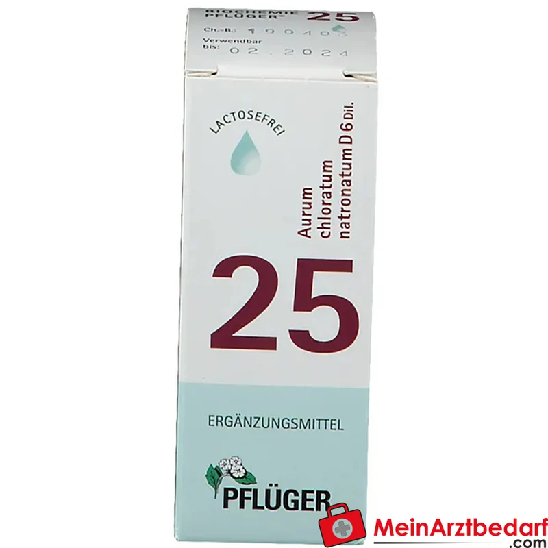Biochemie Pflüger Nr. 25 Aurum chloratum natronatum D6 Tropfen 30 ml