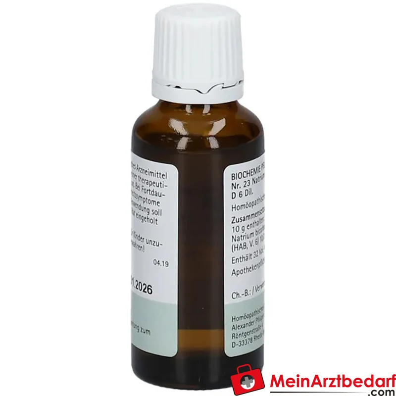 Biochemie Pflüger® Nr. 23 Natrium bicarbonicum D6 Tropfen 1000 mg