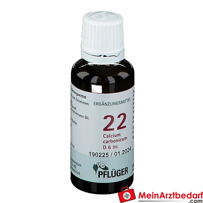 Pflüger Biochemie Nr. 22 Calcium carbonicum Hahnemanni D6 Tropfen, 30 ml