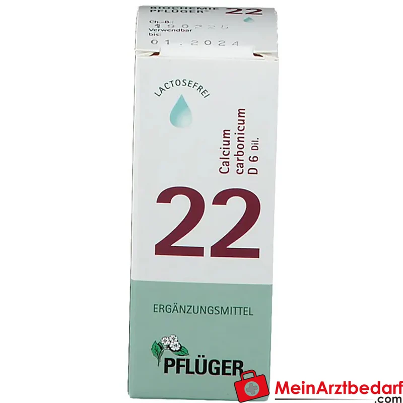 Pflüger Biochemie Nr. 22 Calcium carbonicum Hahnemanni D6 Tropfen, 30 ml