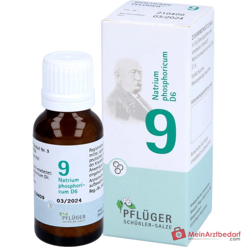 BIOCHEMIE PFLÜGER Nr. 9 Natrium phosphoricum D6 homöopathisches Arzneimittel