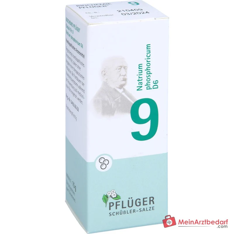 BIOCHEMIE PFLÜGER Nr. 9 Natrium phosphoricum D6 homöopathisches Arzneimittel