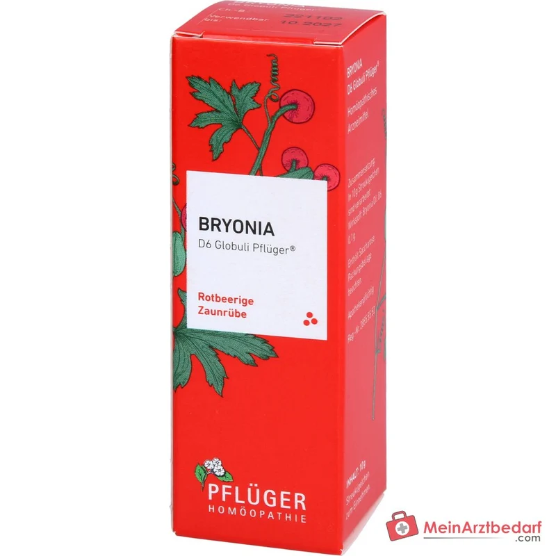 Pflüger Bryonia D6 Globuli (Bryonia Dil. D6) 10 g