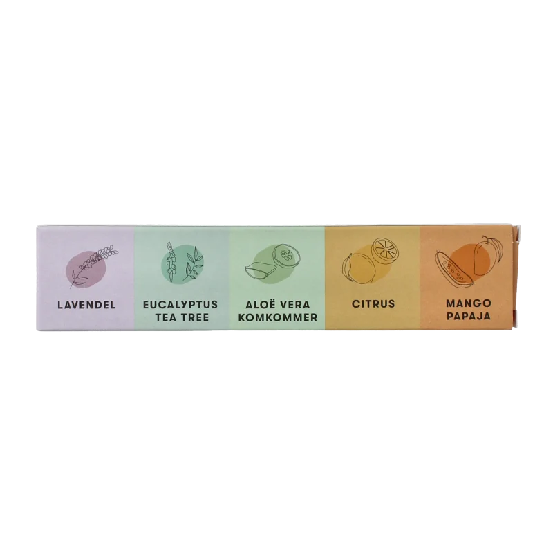 Shampoobars Shampoo bars proefpakket 5 x 12 50 gram