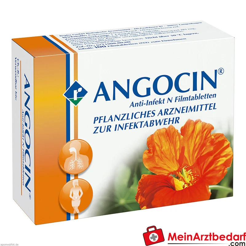 ANGOCIN Anti-Infekt N Meerrettichwurzel 80 mg / Kapuzinerkressekraut 200 mg Tabletten 20 Stück