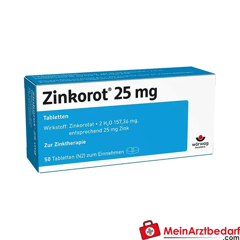 Zinkorot 25 mg Tabletten