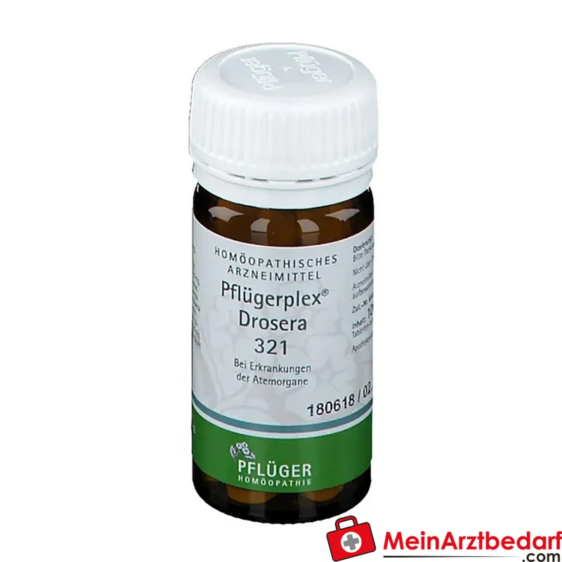 Pflügerplex Drosera 321 homöopathisches Arzneimittel Tabletten mit Drosera und Eucalyptus