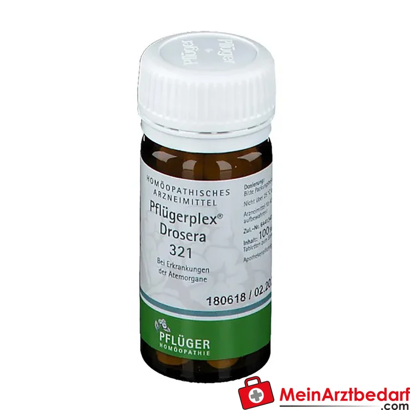 Pflügerplex Drosera 321 homöopathisches Arzneimittel Tabletten mit Drosera und Eucalyptus