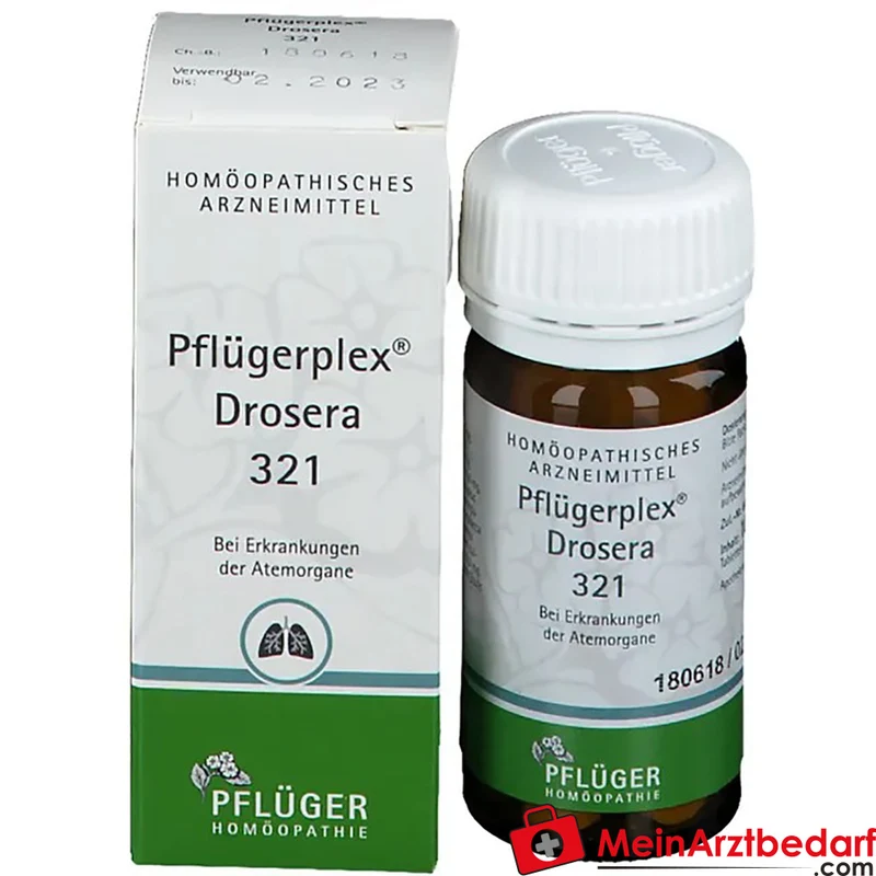 Pflügerplex Drosera 321 homöopathisches Arzneimittel Tabletten mit Drosera und Eucalyptus