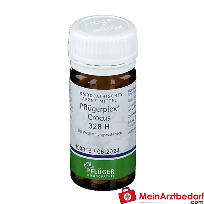 Pflügerplex Crocus 328 H Tabletten 100 St homöopathisches Arzneimittel, Wirkstoffe je 50 mg