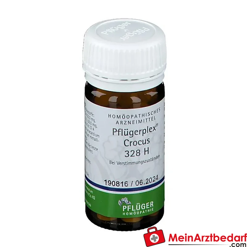 Pflügerplex Crocus 328 H Tabletten 100 St homöopathisches Arzneimittel, Wirkstoffe je 50 mg