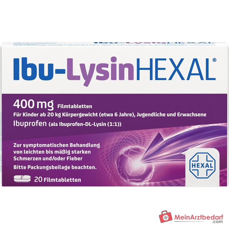 HEXAL Ibu‑Lysin 400 mg Filmtabletten