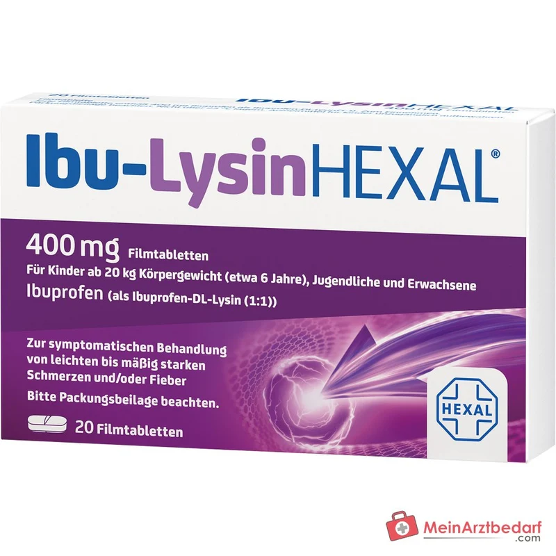 HEXAL Ibu‑Lysin 400 mg Filmtabletten