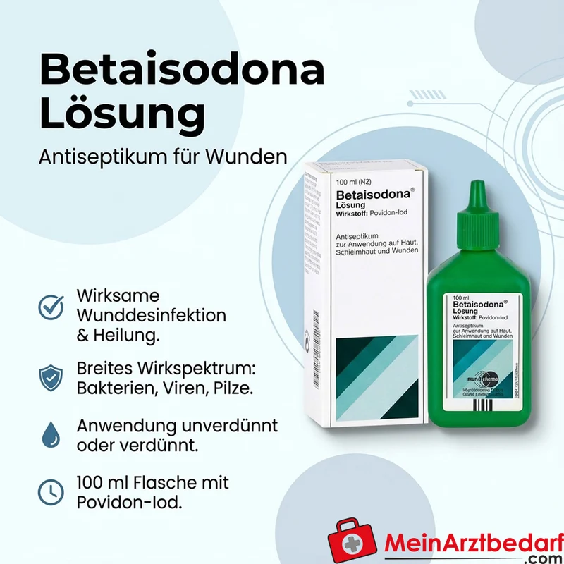 Betaisodona Lösung (Povidon‑Iod) antiseptische Wunddesinfektion
