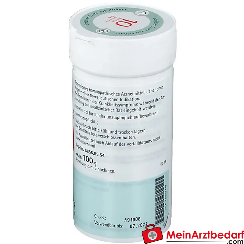 Biochemie Pflüger Nr. 10 Natrium sulfuricum D6 Pulver 1000 mg