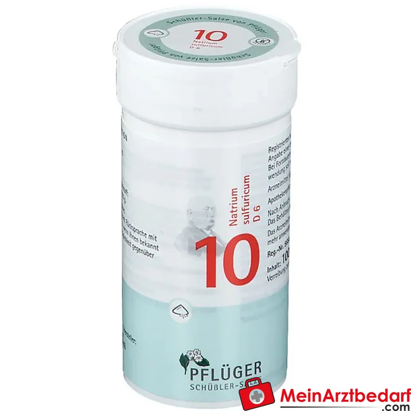 Biochemie Pflüger Nr. 10 Natrium sulfuricum D6 Pulver 1000 mg