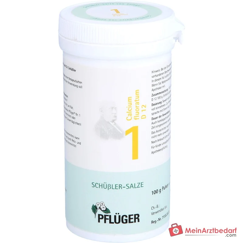 Pflüger Biochemie Nr.1 Calcium fluoratum D12 Pulver 1000 mg (1 g)