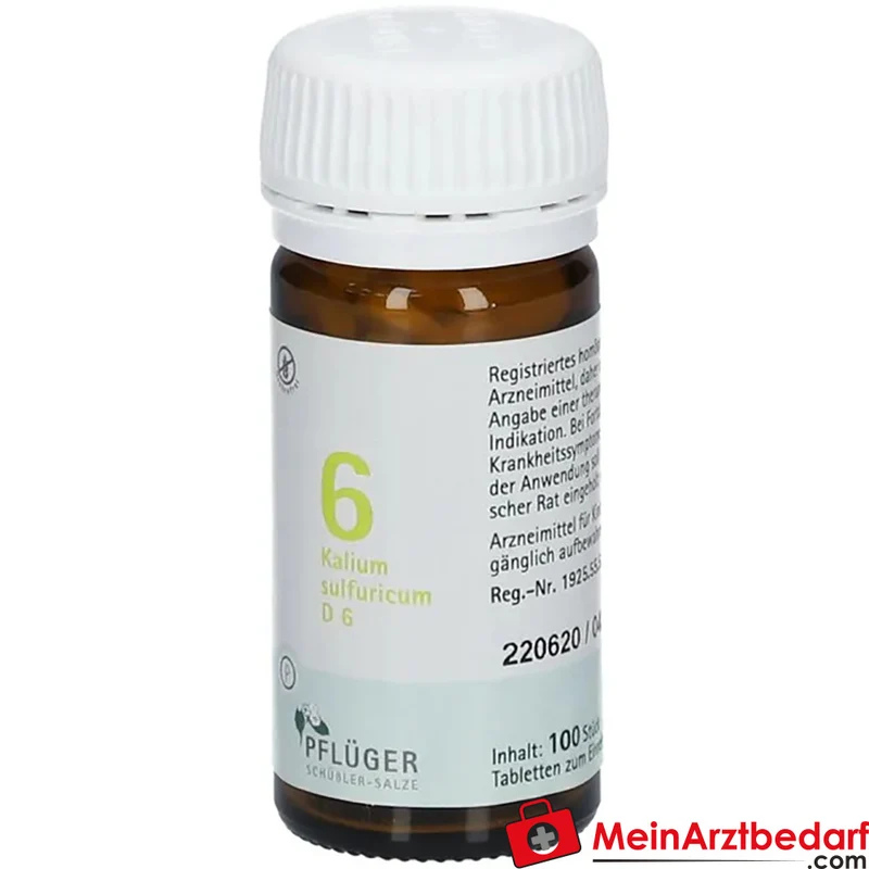 Biochemie Pflüger Nr. 6 Kalium sulfuricum D6 250 mg Tabletten