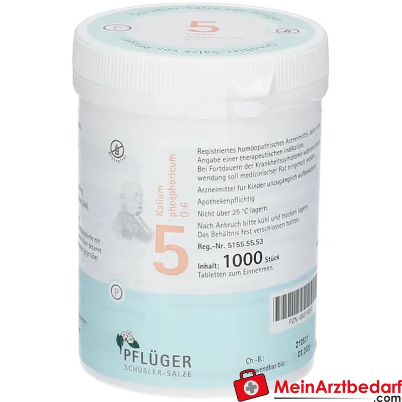 Biochemie Pflüger Nr. 5 Kalium phosphoricum D6 Tabletten, 100 St.