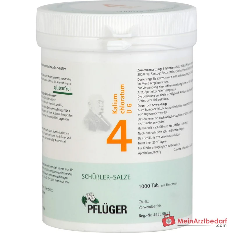 Biochemie Pflüger Nr. 4 Kalium chloratum D6 Tabletten 100 Stück