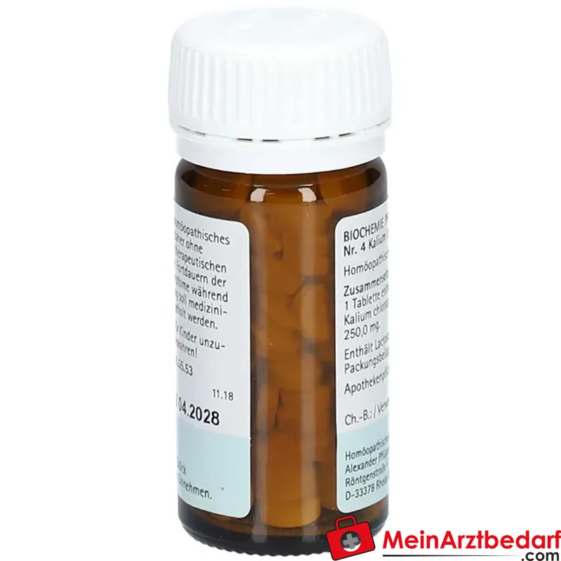 Biochemie Pflüger Nr. 4 Kalium chloratum D6 Tabletten 100 Stück